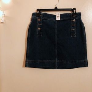 NWT Loft 4P denim skirt